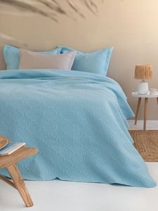 ΚΟΥΒΕΡΛΙ ΥΠΕΡΔΙΠΛΟ PALAMAIKI HOME KAREN CIEL (220X240CM) ΚΟΥΒΕΡΛΙ ΥΠΕΡΔΙΠΛΟ PALAMAIKI HOME KAREN CIEL (220X240CM)