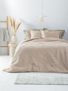 ΚΟΥΒΕΡΛΙ ΥΠΕΡΔΙΠΛΟ PALAMAIKI HOME ALISON BEIGE (220X240CM) ΚΟΥΒΕΡΛΙ ΥΠΕΡΔΙΠΛΟ PALAMAIKI HOME ALISON BEIGE (220X240CM)