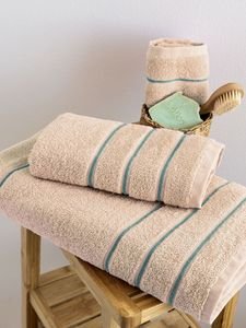 ΣΕΤ ΠΕΤΣΕΤΕΣ ΜΠΑΝΙΟΥ PALAMAIKI HOME JODI ECRU 3ΤΜΧ ΣΕΤ ΠΕΤΣΕΤΕΣ ΜΠΑΝΙΟΥ PALAMAIKI HOME JODI ECRU 3ΤΜΧ
