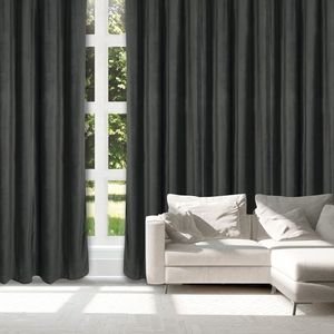 ΚΟΥΡΤΙΝΑ ΜΕ ΚΡΙΚΟΥΣ DAS HOME 2232 ΣΚΟΥΡΟ ΓΚΡΙ (140Χ270CM) ΚΟΥΡΤΙΝΑ ΜΕ ΚΡΙΚΟΥΣ DAS HOME 2232 ΣΚΟΥΡΟ ΓΚΡΙ (140Χ270CM)