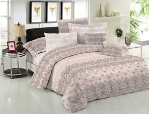      COTTON LINE PRINTED DANTE BROWN  3 (160240CM)