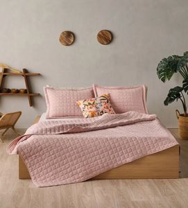 ΚΟΥΒΕΡΤΟΡΙΟ ΥΠΕΡΔΙΠΛΟ KENTIA VEGAS 14 DUSTY PINK (220X240CM)