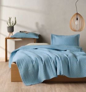 ΚΟΥΒΕΡΤΟΡΙΟ ΜΟΝΟ KENTIA MASON 19 RAF BLUE ΣΕΤ 2ΤΜΧ (160X240CM)