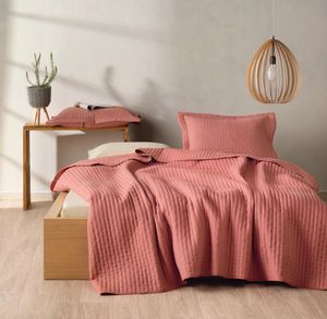 ΚΟΥΒΕΡΤΟΡΙΟ ΜΟΝΟ KENTIA MASON 06 TERACOTTA ΣΕΤ 2ΤΜΧ (160X240CM)