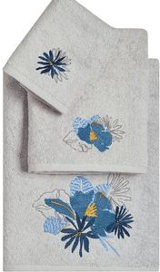 ΣΕΤ ΠΕΤΣΕΤΕΣ KENTIA KAYLANI LIGHT GREY 3ΤΜΧ