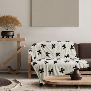   DAS HOME JACQUARD FLEECE 1382 BEIGE (130X170CM)