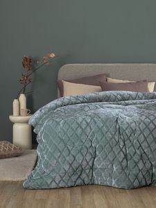 ΚΟΥΒΕΡΤΟΠΑΠΛΩΜΑ KING SIZE PALAMAIKI HOME NADINE/5 JADE 240X260CM ΚΟΥΒΕΡΤΟΠΑΠΛΩΜΑ KING SIZE PALAMAIKI HOME NADINE/5 JADE 240X260CM
