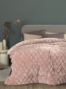 ΚΟΥΒΕΡΤΟΠΑΠΛΩΜΑ KING SIZE PALAMAIKI HOME NADINE/5 PINK 240X260CM ΚΟΥΒΕΡΤΟΠΑΠΛΩΜΑ KING SIZE PALAMAIKI HOME NADINE/5 PINK 240X260CM
