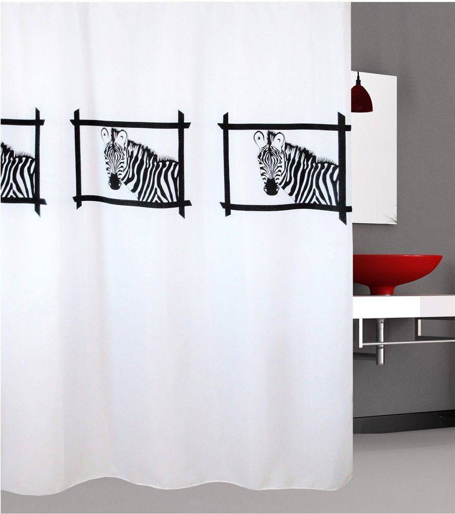 SAN LORENTZO ΚΟΥΡΤΙΝΑ ΜΠΑΝΙΟΥ SAN LORENTZO ZEBRA&#039;S HEAD 180X200CM