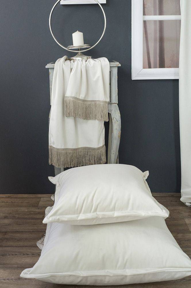 TEORAN ΤΡΑΒΕΡΣΑ TEORAN VELVET 01 ΛΕΥΚΟ 40X160CM