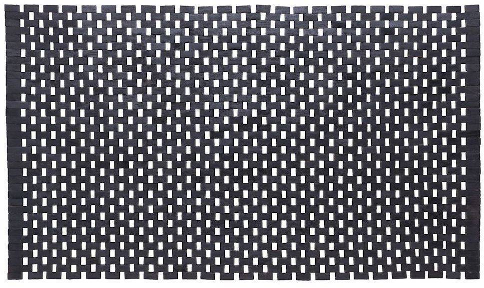 SEALSKIN ΤΑΠΕΤΟ ΜΠΑΝΙΟΥ SEALSKIN JAKARTA ΞΥΛΟ ΜΑΥΡΟ 52X90 CM
