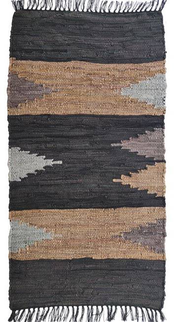 ΠΕΡΣΙΚΑ ΧΑΛΙ ΠΕΡΣΙΚΑ LEATHER RUGS ETHNIC 150618/20 MULTI 70X130CM