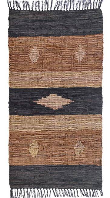 ΠΕΡΣΙΚΑ ΧΑΛΙ ΠΕΡΣΙΚΑ LEATHER RUGS ETHNIC 121130/06E MULTI 70X130CM