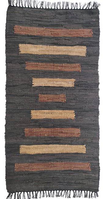 ΠΕΡΣΙΚΑ ΧΑΛΙ ΠΕΡΣΙΚΑ LEATHER RUGS ETHNIC 150618/15 BROWN MULTI 70X130CM