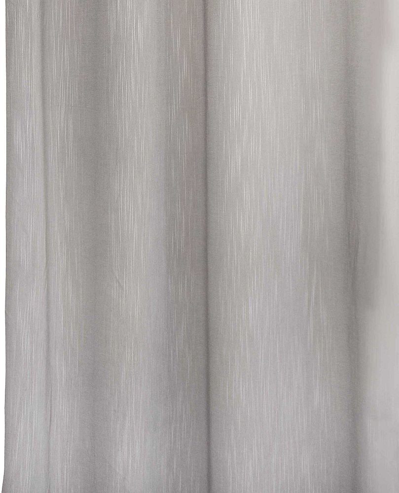 DECOCRAFT ΚΟΥΡΤΙΝΑ ΜΕ ΤΡΕΣΑ DECOCRAFT ΓΑΖΑ RAIN ΓΚΡΙ 140X290CM