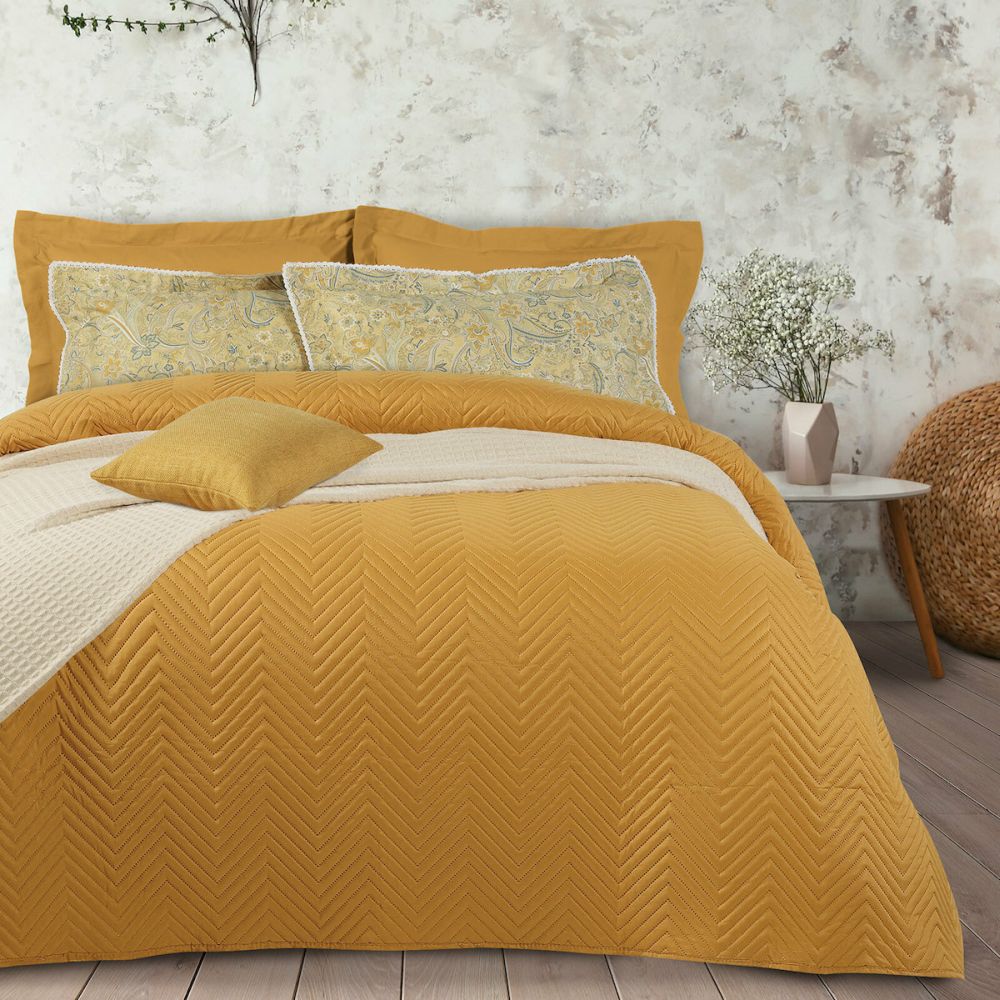 DAS HOME ΚΟΥΒΕΡΛΙ ΜΟΝΟ DAS HOME HAPPY 9561 ΩΧΡΑ 160X240CM