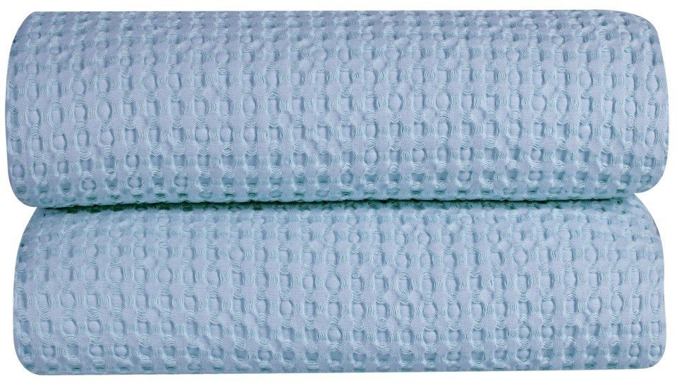 KENTIA ΚΟΥΒΕΡΤΑ ΜΟΝΗ KENTIA ILLUSION 19 WAFFLE ΜΠΛΕ ΠΙΚΕ 170X240CM