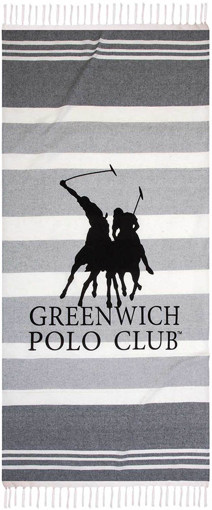 GREENWICH POLO CLUB ΠΕΤΣΕΤΑ ΘΑΛΑΣΣΗΣ-ΠΑΡΕΟ GREENWICH POLO CLUB 3841 ΓΚΡΙ 80Χ170 CM