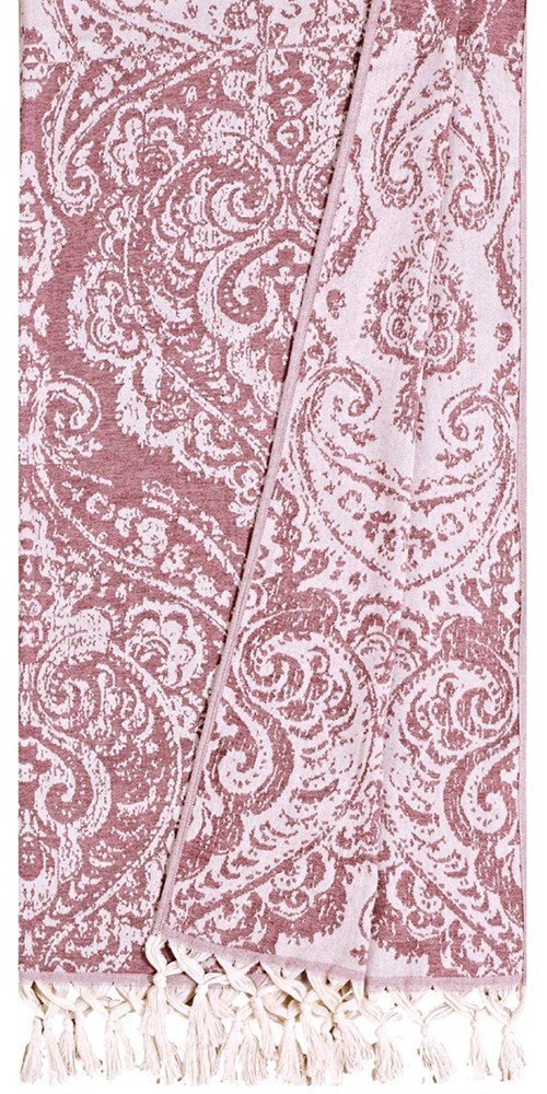 KENTIA ΠΕΤΣΕΤΑ ΘΑΛΑΣΣΗΣ-ΠΑΡΕΟ KENTIA AMMOS 14 OLD ROSE- ECRU 90X180CM