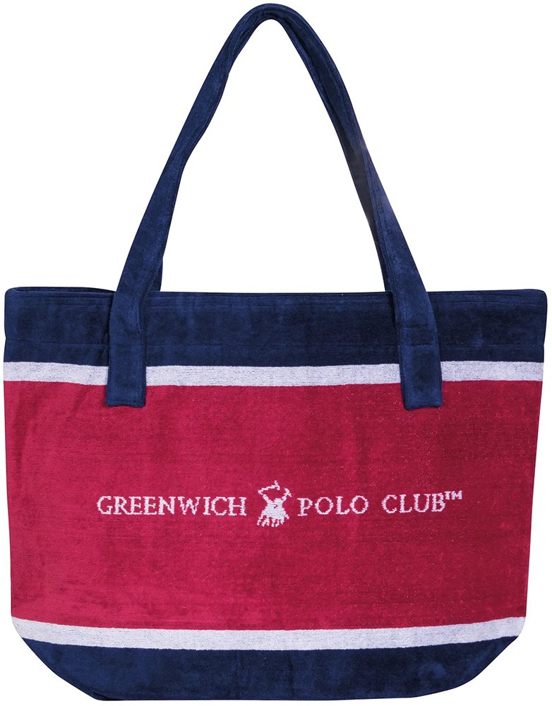 GREENWICH POLO CLUB ΤΣΑΝΤΑ ΘΑΛΑΣΣΗΣ GREENWICH POLO CLUB 3864 ΚΟΚΚΙΝΟ-ΜΠΛΕ (55CMΧ40CM)