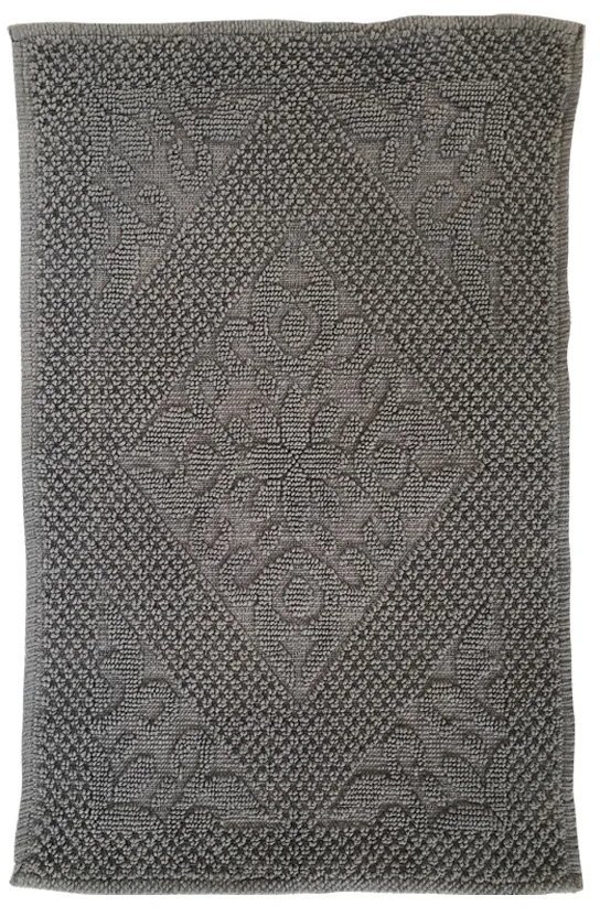 RAINBOW ΧΑΛΑΚΙ ΜΠΑΝΙΟΥ RAINBOW ROYAL ΒΑΜΒΑΚΕΡΟ ΓΚΡΙ (80Χ50CM)