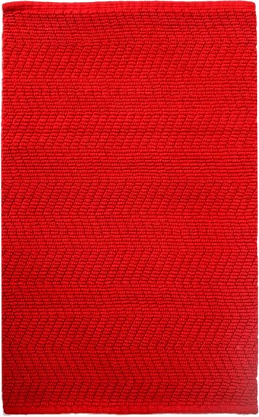 RAINBOW ΧΑΛΑΚΙ ΜΠΑΝΙΟΥ RAINBOW ELLIA ΒΑΜΒΑΚΕΡΟ ΚΟΚΚΙΝΟ (80Χ50CM)