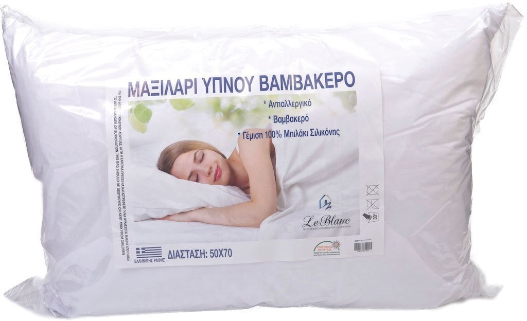 LE BLANC ΜΑΞΙΛΑΡΙ LE BLANC ΜΠΑΛΑΚΙΑ ΣΙΛΙΚΟΝΗΣ ΜΕΤΡΙΟ 50Χ70CM