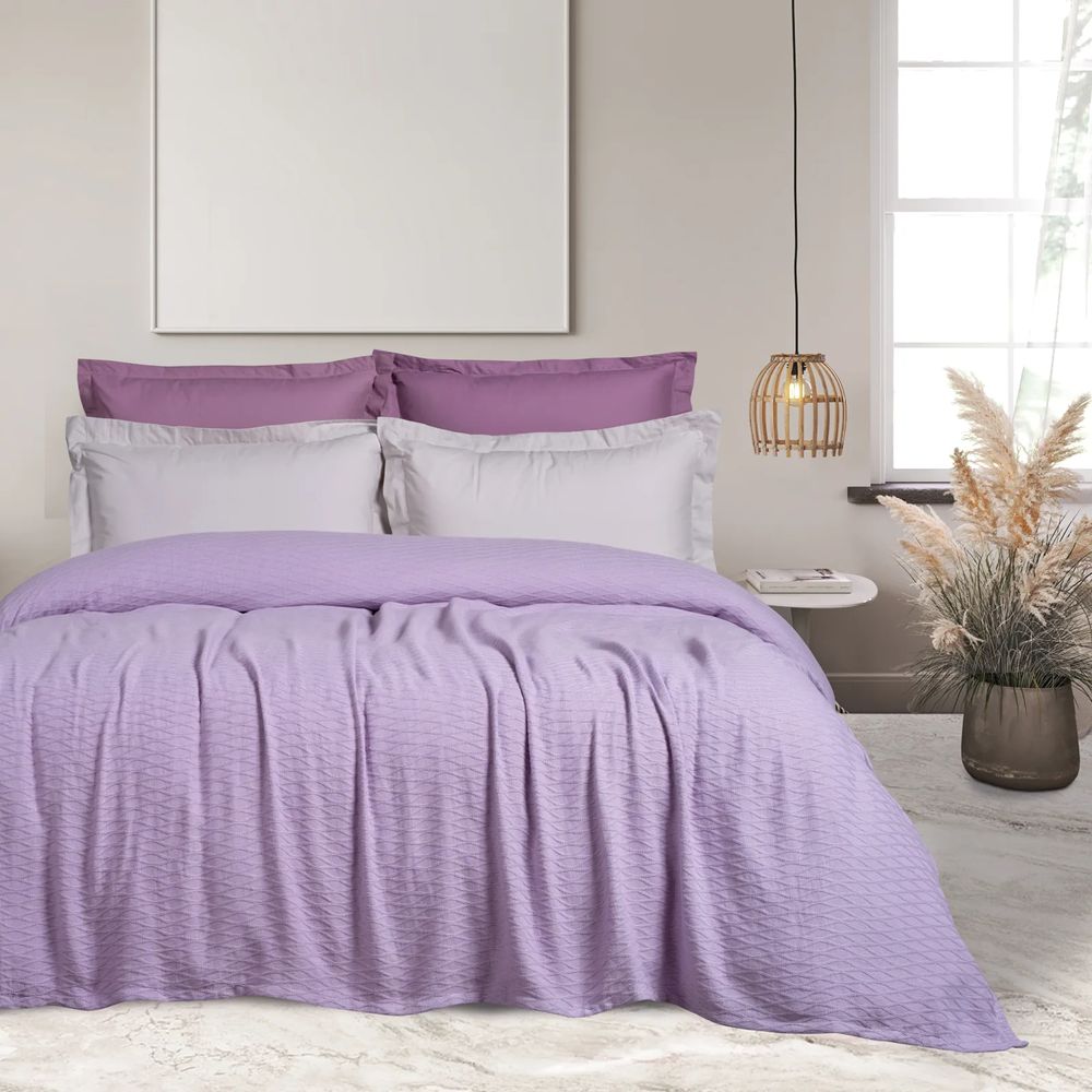 DAS HOME ΚΟΥΒΕΡΤΑ ΜΟΝΗ DAS HOME 0490 ΛΙΛΑ 160X240CM