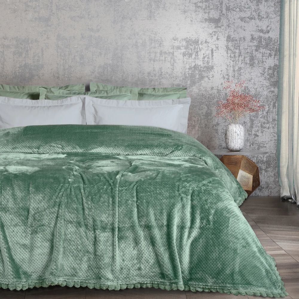 DAS HOME ΚΟΥΒΕΡΤΑ ΜΟΝΗ FLEECE DAS HOME 1184 ΜΕΝΤΑ 160Χ220CM