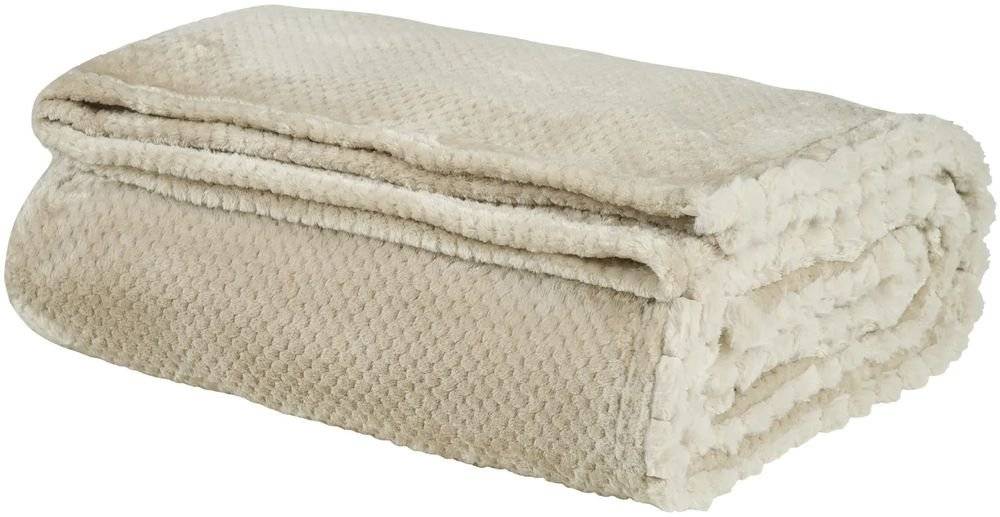ΚΟΥΒΕΡΤΑ ΥΠΕΡΔΙΠΛΗ FLEECE DAS HOME 1187 ΜΠΕΖ 220Χ240CM