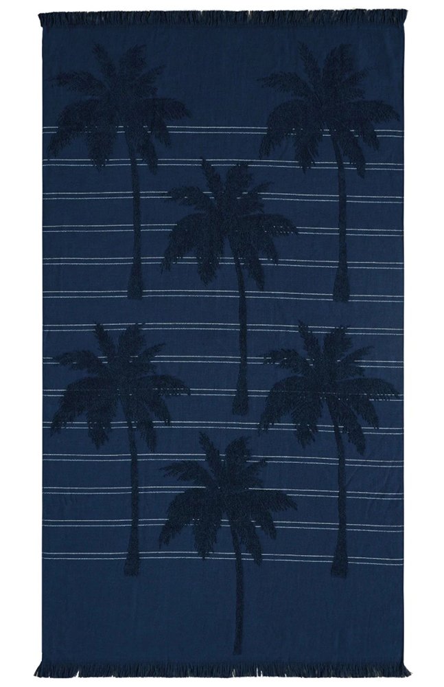 KENTIA ΠΕΤΣΕΤΑ - ΠΑΡΕΟ KENTIA COCOS 01 BLUE ΒΑΜΒΑΚΕΡΗ (95Χ160 CM)