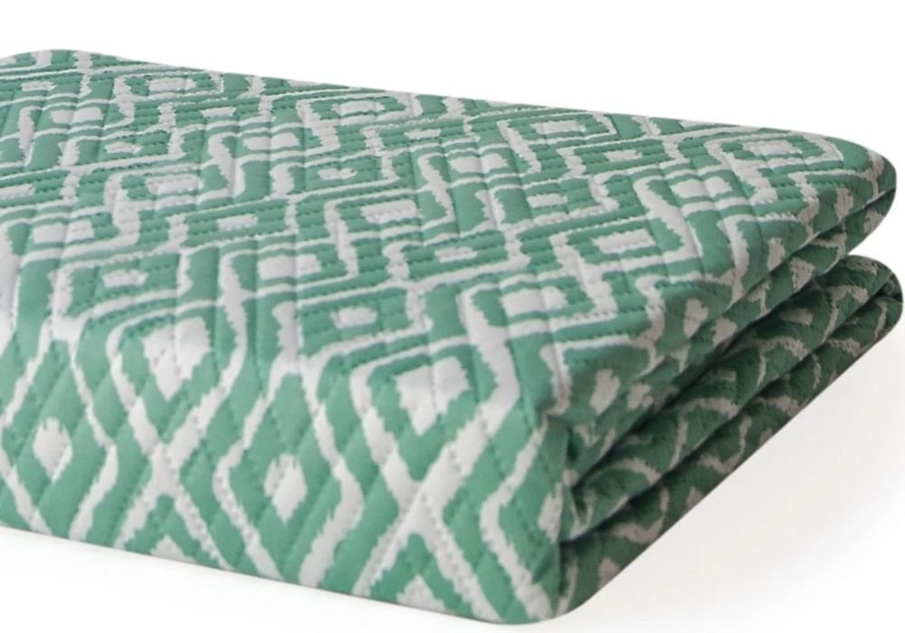 KENTIA ΚΟΥΒΕΡΤΟΡΙΟ ΜΟΝΟ KENTIA MILAN 226 GREEN ΣΕΤ 2 ΤΜΧ (160X240CM)