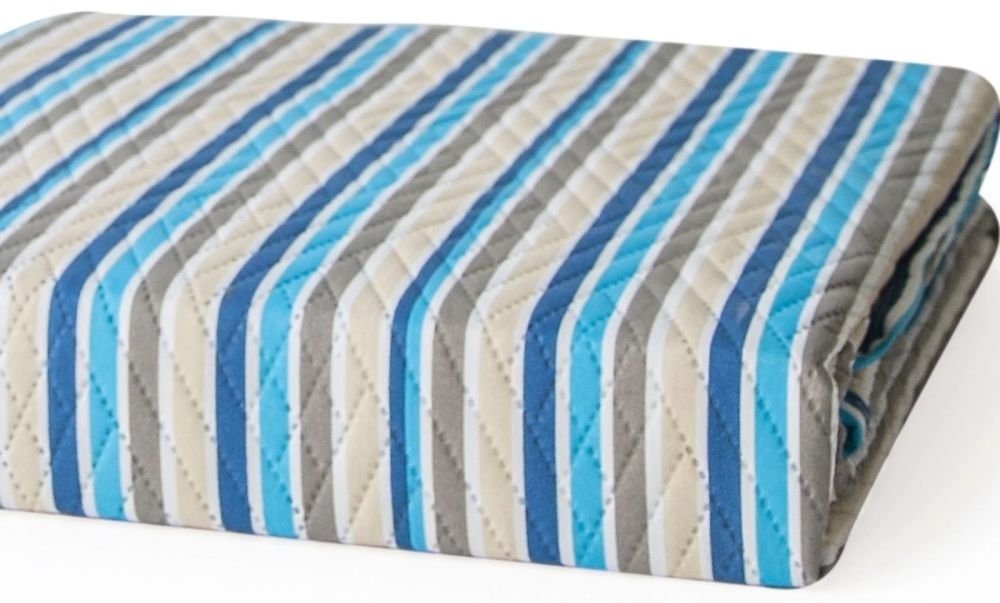 KENTIA ΚΟΥΒΕΡΤΟΡΙΟ ΜΟΝΟ KENTIA MILAN 227 BLUE ΣΕΤ 2 ΤΜΧ (160X240CM)