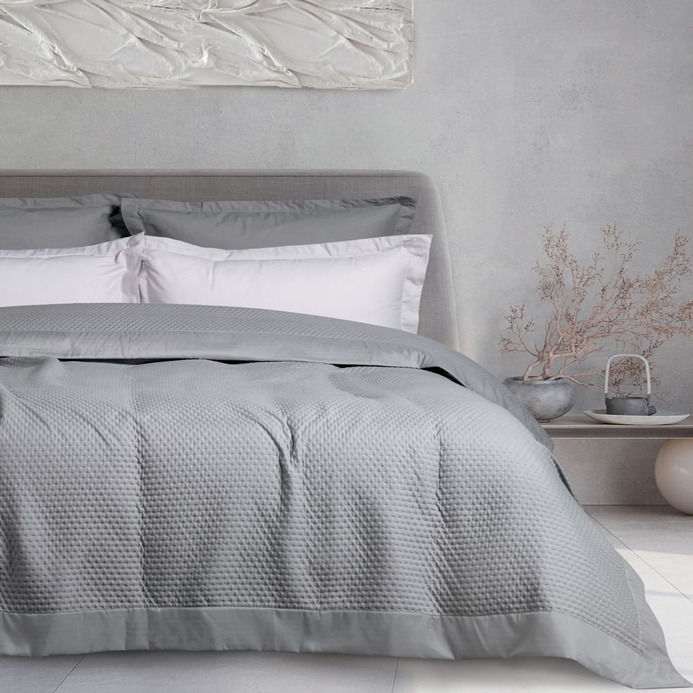 DAS HOME ΚΟΥΒΕΡΛΙ ΜΟΝΟ DAS HOME HAPPY 9635 GREY (160X240CM)