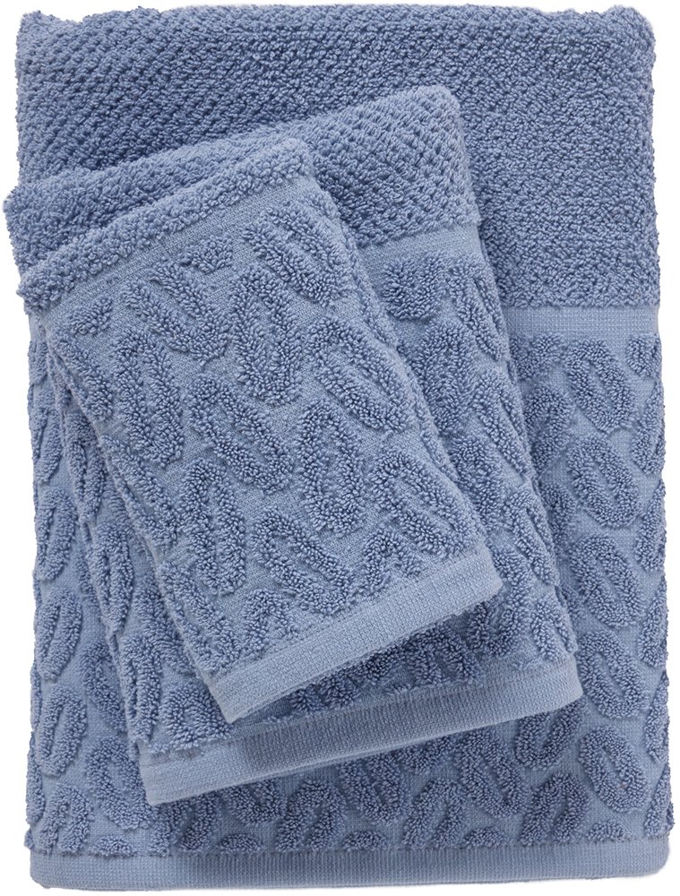 DAS HOME ΣΕΤ ΠΕΤΣΕΤΕΣ DAS HOME BEST 0783 BLUE 3ΤΜΧ (30X50CM-50X90CM-70X140CM)
