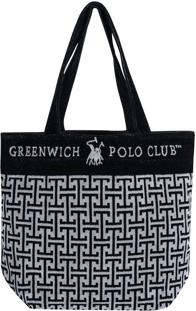 GREENWICH POLO CLUB ΤΣΑΝΤΑ ΘΑΛΑΣΣΗΣ GREENWICH POLO CLUB 4005 BLACK/GREY (55Χ40CM)
