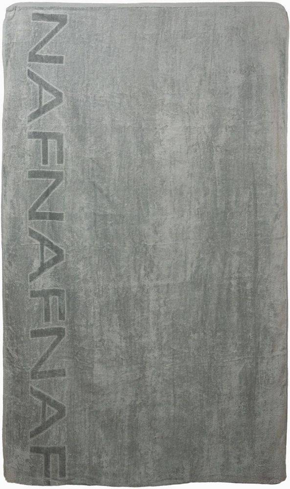 ΠΕΤΣΕΤΑ ΘΑΛΑΣΣΗΣ NAF NAF VELOUR - LIGHT GREY 90-160CM