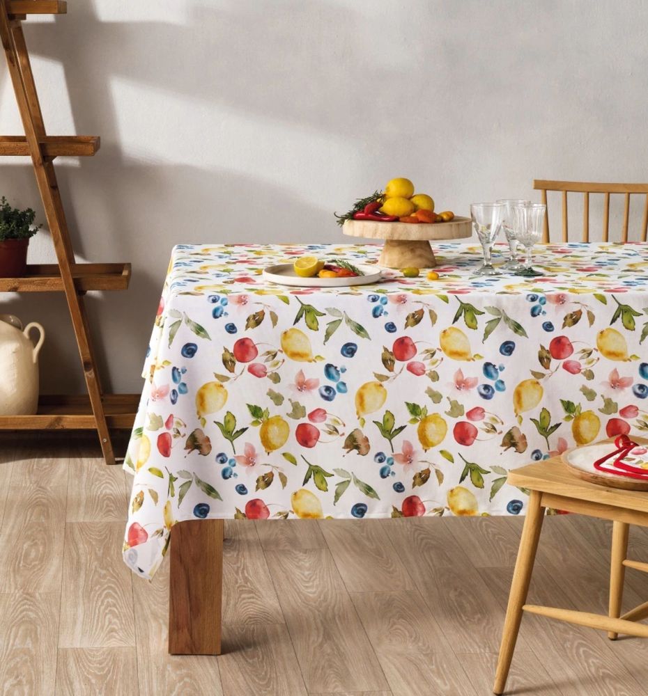 KENTIA ΤΡΑΠΕΖΟΜΑΝΤΗΛΟ ΚΕΝΤΙΑ CROSTA ΕΜΠΡΙΜΕ (135X180CM)