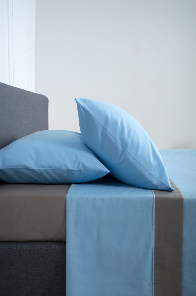 BIOKARPET HOME ΣΕΤ ΣΕΝΤΟΝΙΑ ΥΠΕΡΔΙΠΛΑ ΒΙΟΚΑΡΠΕΤ HOME VIEW LT BLUE - DK GREY 240Χ260CM