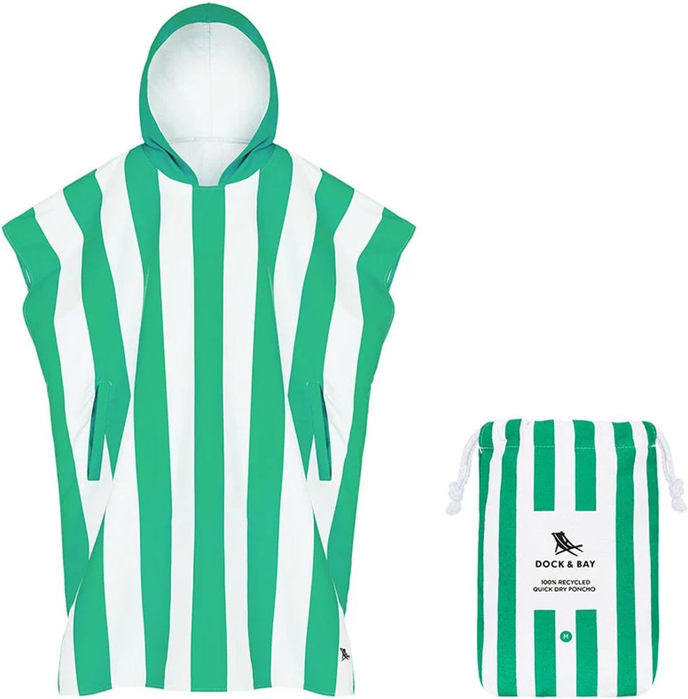 ΠΟΝΤΣΟ DOCK - BAY QUICKDRY - CANCUN GREEN MICROFIBER 90X70CM