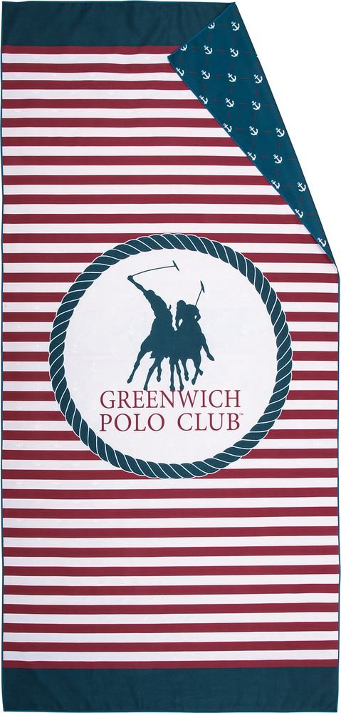 ΠΕΤΣΕΤΑ ΘΑΛΑΣΣΗΣ GREENWICH POLO CLUB 2ΟΨΕΩΝ 4027 ΣΚΟΥΡΟ ΜΠΛΕ/ΚΟΚΚΙΝΟ (80X170CM)