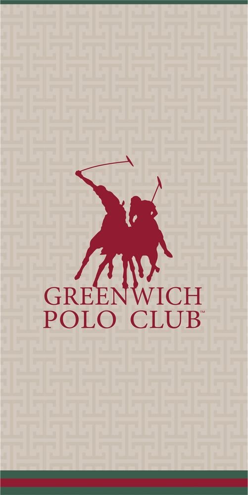 ΠΕΤΣΕΤΑ ΘΑΛΑΣΣΗΣ GREENWICH POLO CLUB ESSENTIAL 5225 ΜΠΕΖ/ΚΟΚΚΙΝΟ (90X180CM)