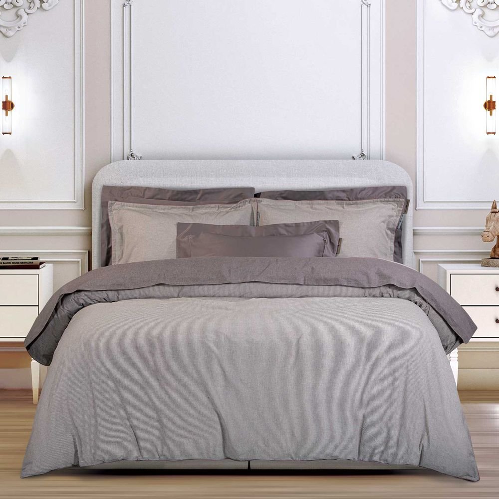 ΣΕΤ ΣΕΝΤΟΝΙΑ KING SIZE GREENWICH POLO CLUB ESSENTIAL 2295 ΓΚΡΙ 4ΤΜΧ (250X270CM)
