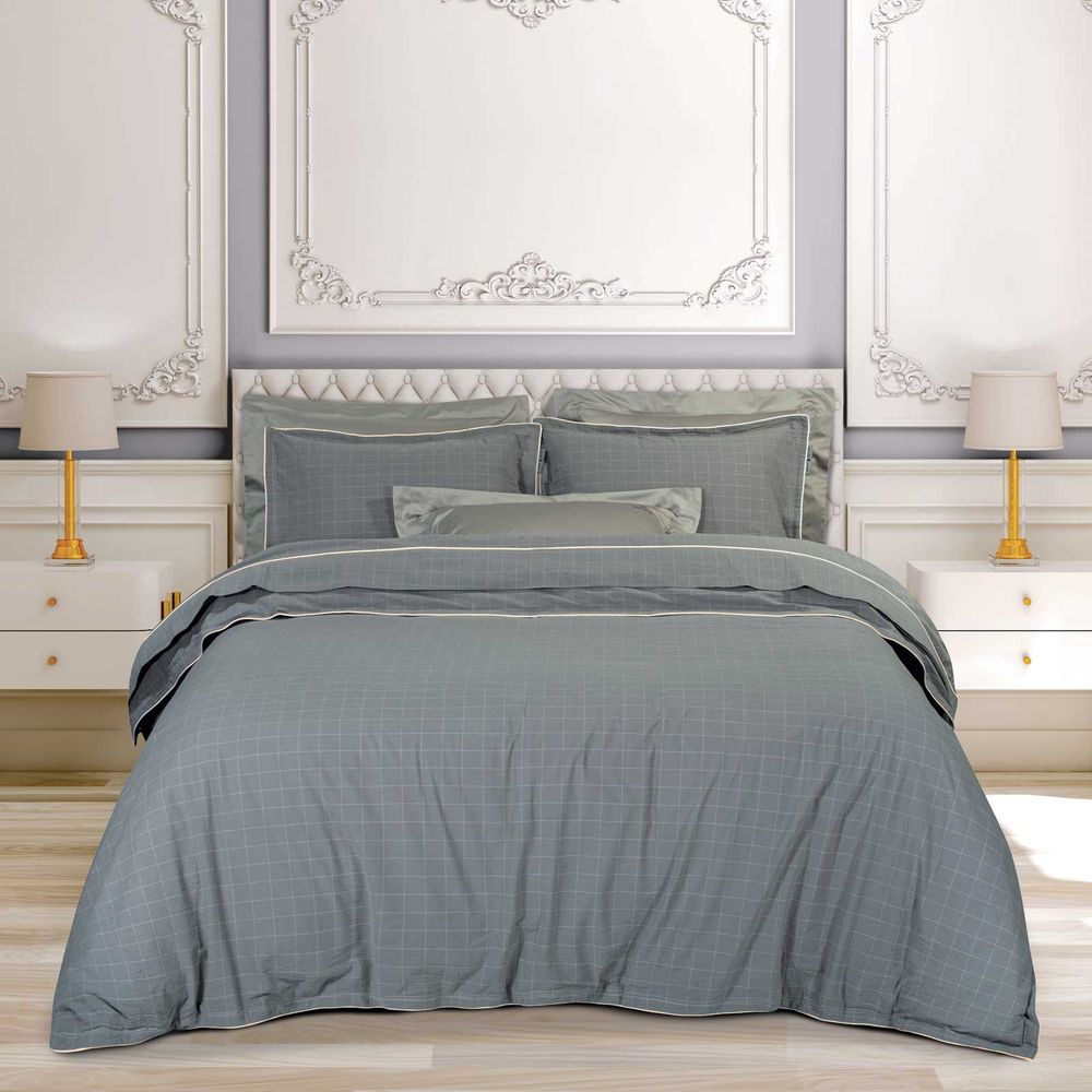 ΣΕΤ ΣΕΝΤΟΝΙΑ KING SIZE GREENWICH POLO CLUB ESSENTIAL 2373 ΓΚΡΙ 4ΤΜΧ (250X270CM)