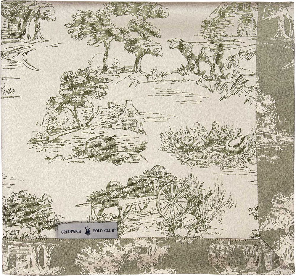 ΤΡΑΠΕΖΟΜΑΝΤΗΛΟ GREENWICH POLO CLUB ESSENTIAL 3015 ΕΚΡΟΥ/ΛΑΔΙ (170X240CM)