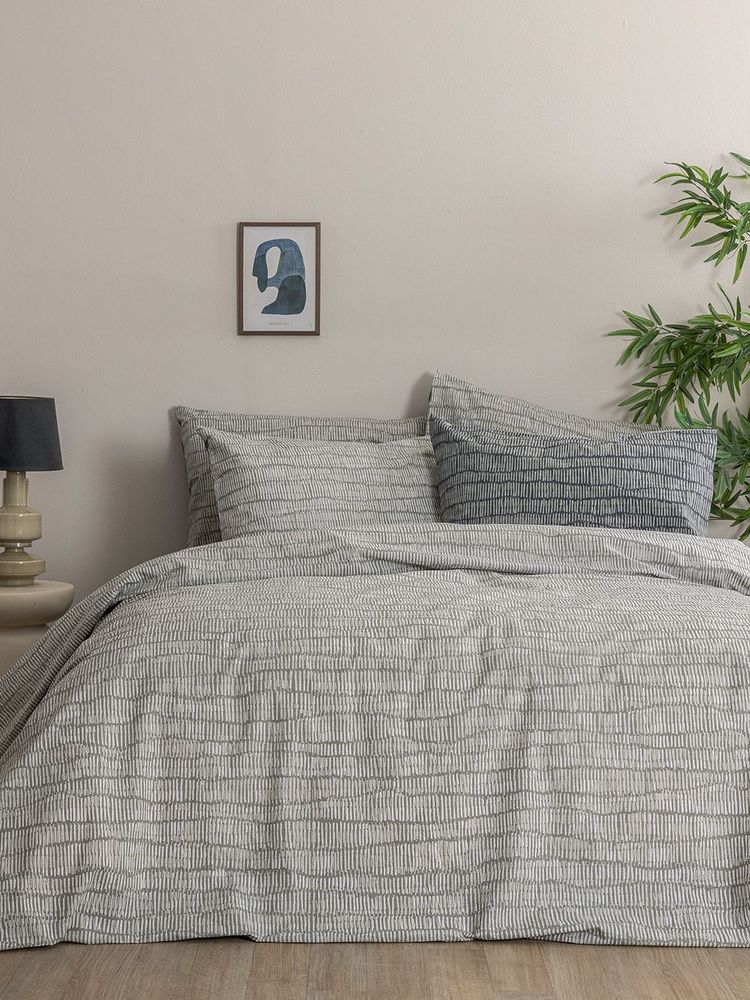 ΣΕΤ ΣΕΝΤΟΝΙΑ ΥΠΕΡΔΙΠΛΑ PALAMAIKH HOME FASHION LIFE FL6302 ΓΚΡΙ (240X260CM)