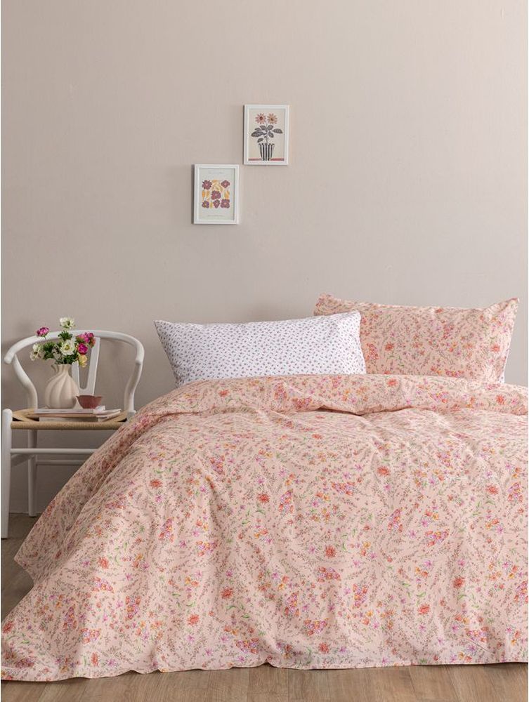 ΣΕΤ ΣΕΝΤΟΝΙΑ ΥΠΕΡΔΙΠΛΑ PALAMAIKH HOME FASHION LIFE FL6303 ΡΟΖ (240X260CM)