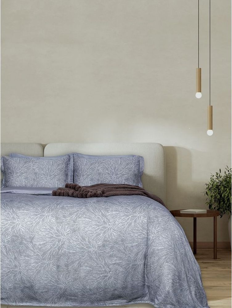 ΣΕΤ ΣΕΝΤΟΝΙΑ ΥΠΕΡΔΙΠΛΑ PALAMAIKH HOME VALERY VAL101 ΓΚΡΙ (245X270CM)