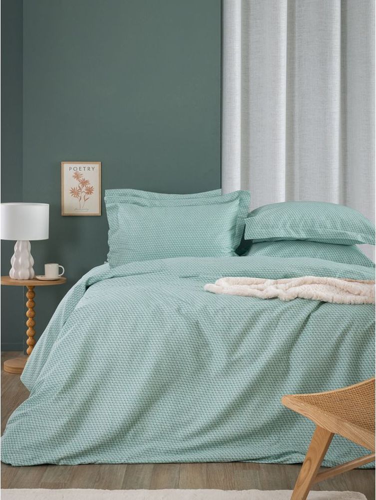 ΣΕΤ ΣΕΝΤΟΝΙΑ ΥΠΕΡΔΙΠΛΑ PALAMAIKH HOME PALE PAL704 ΠΡΑΣΙΝΟ (240X270CM)