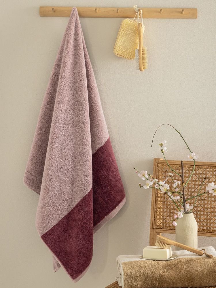ΣΕΤ ΠΕΤΣΕΤΕΣ PALAMAIKH HOME BATH VEL ΡΟΖ 3ΤΜΧ (30X50CM-50X90CM-70X140CM)